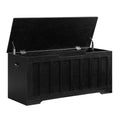 VANKILEY 47.2" Storage Chest Extra Large, Storage Bench(Black)