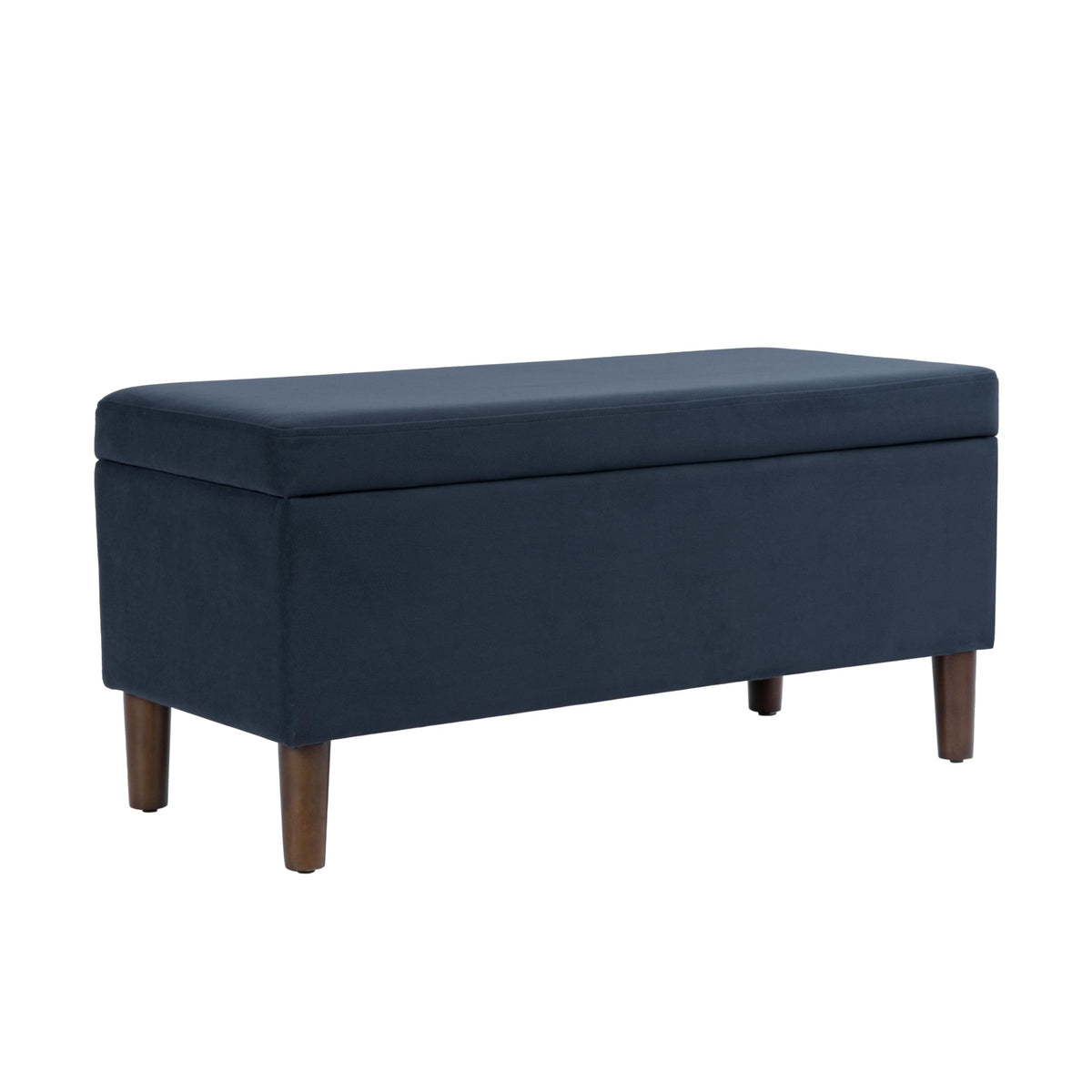 HomePop 36" Decorative Storage Bench - Antiqued Blue