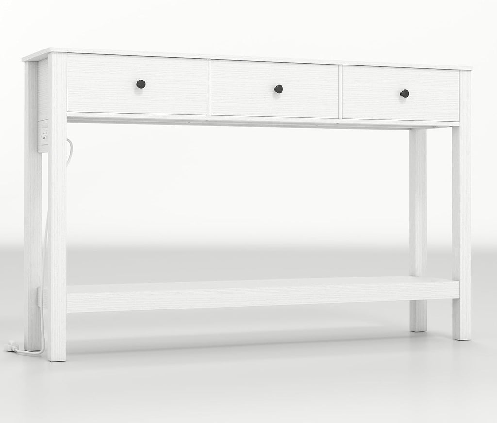 Gizoon Console Table with Outlets,