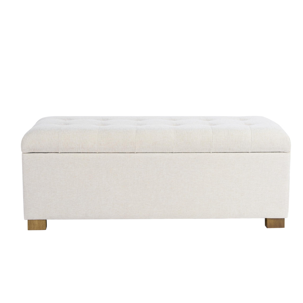 HomePop 36" Decorative Storage Bench - Antiqued Blue