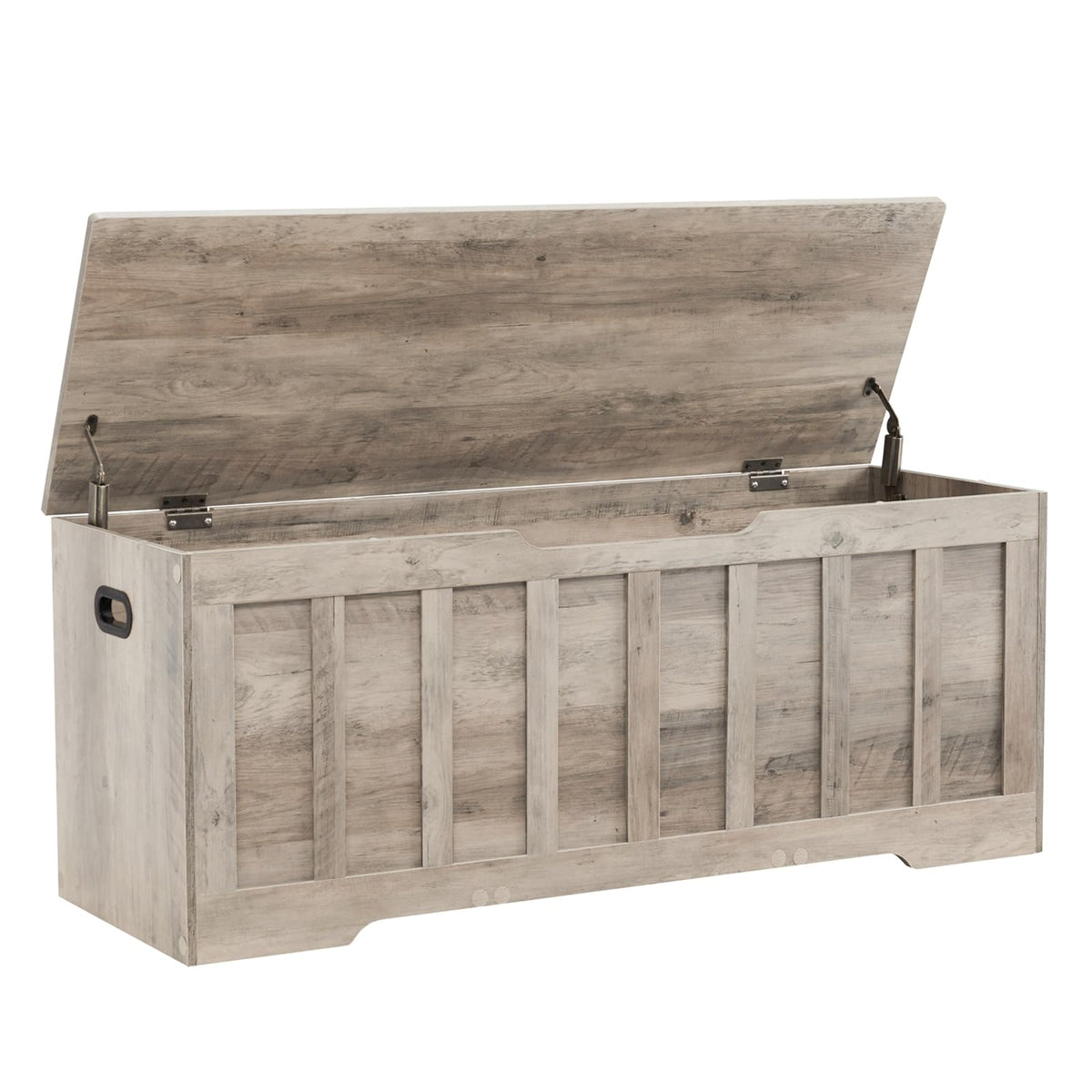 VANKILEY 47.2" Storage Chest Extra Large, Storage Bench(Black)