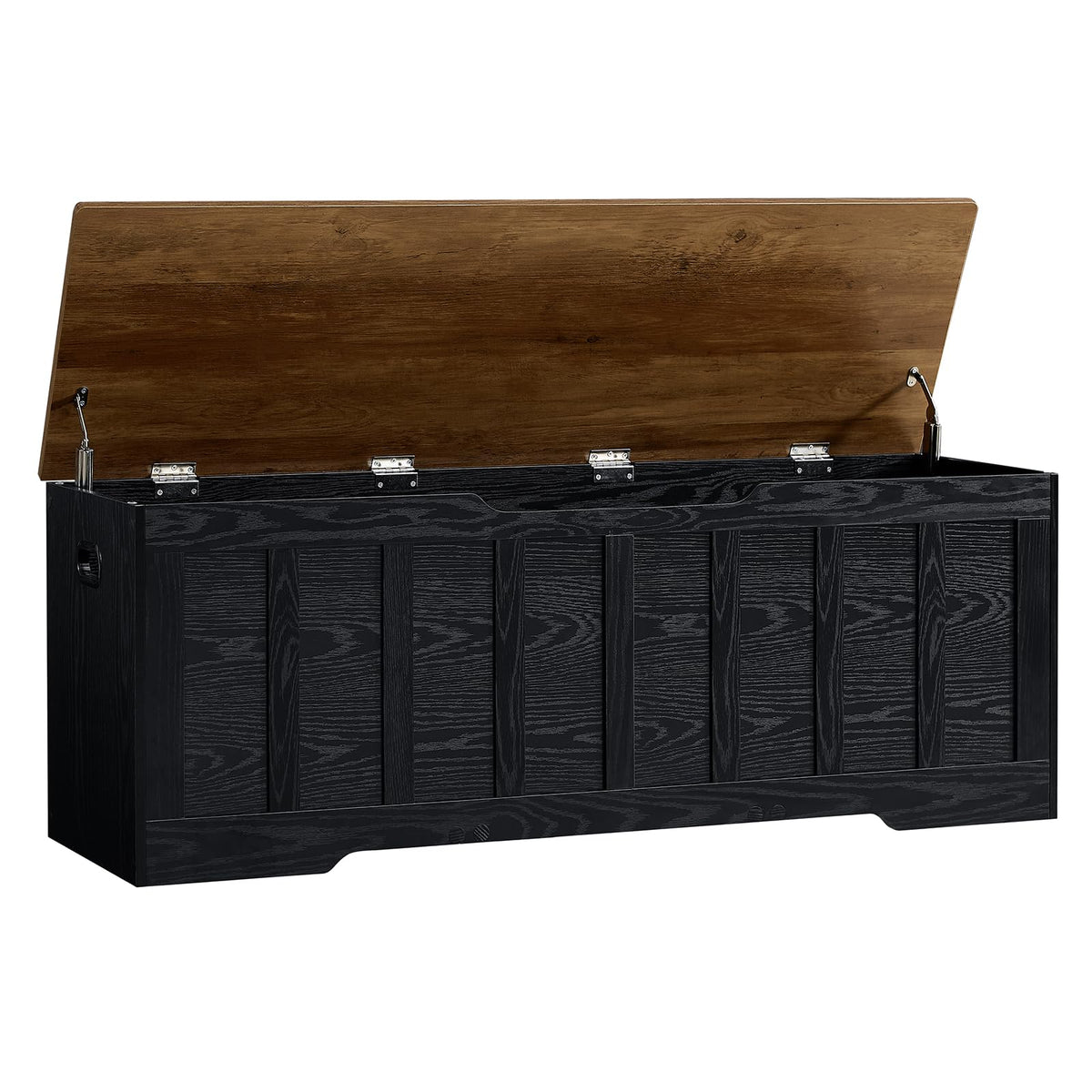 VANKILEY 51.2" Storage Chest Extra Large,Wooden Storage Bench(Espresso)