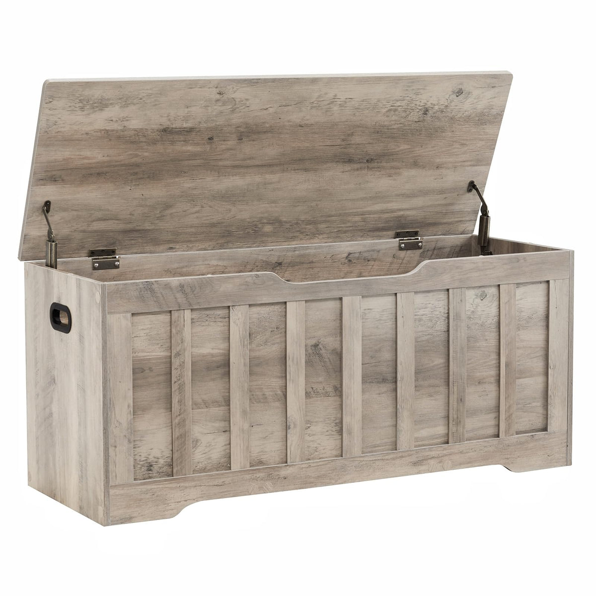 VANKILEY 47.2" Storage Chest Extra Large, Storage Bench(Black)