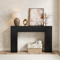 Epecoya 43 Inch Small Light Oak Console Table for Hallway Entryway Entrance