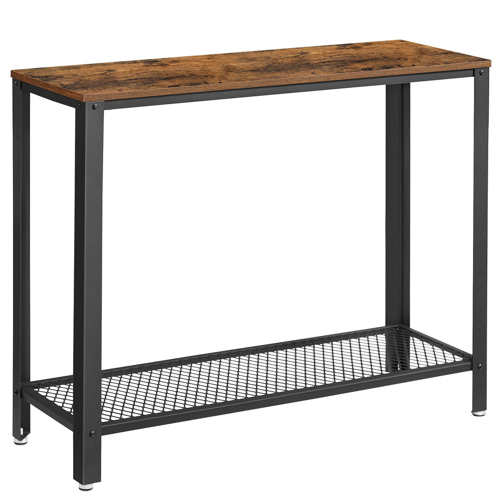 VASAGLE 63 Inches Entryway Table, Thick Tabletop Console Table, Farmhouse