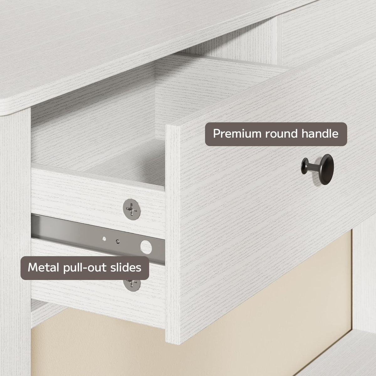Gizoon Console Table with Outlets,
