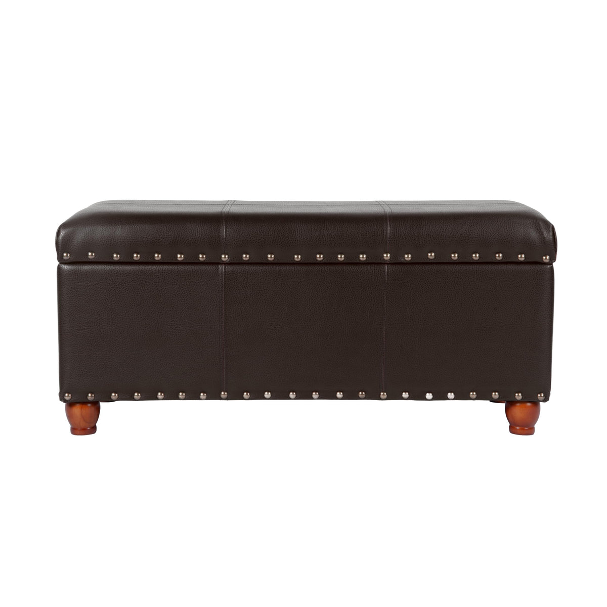 HomePop 36" Decorative Storage Bench - Antiqued Blue