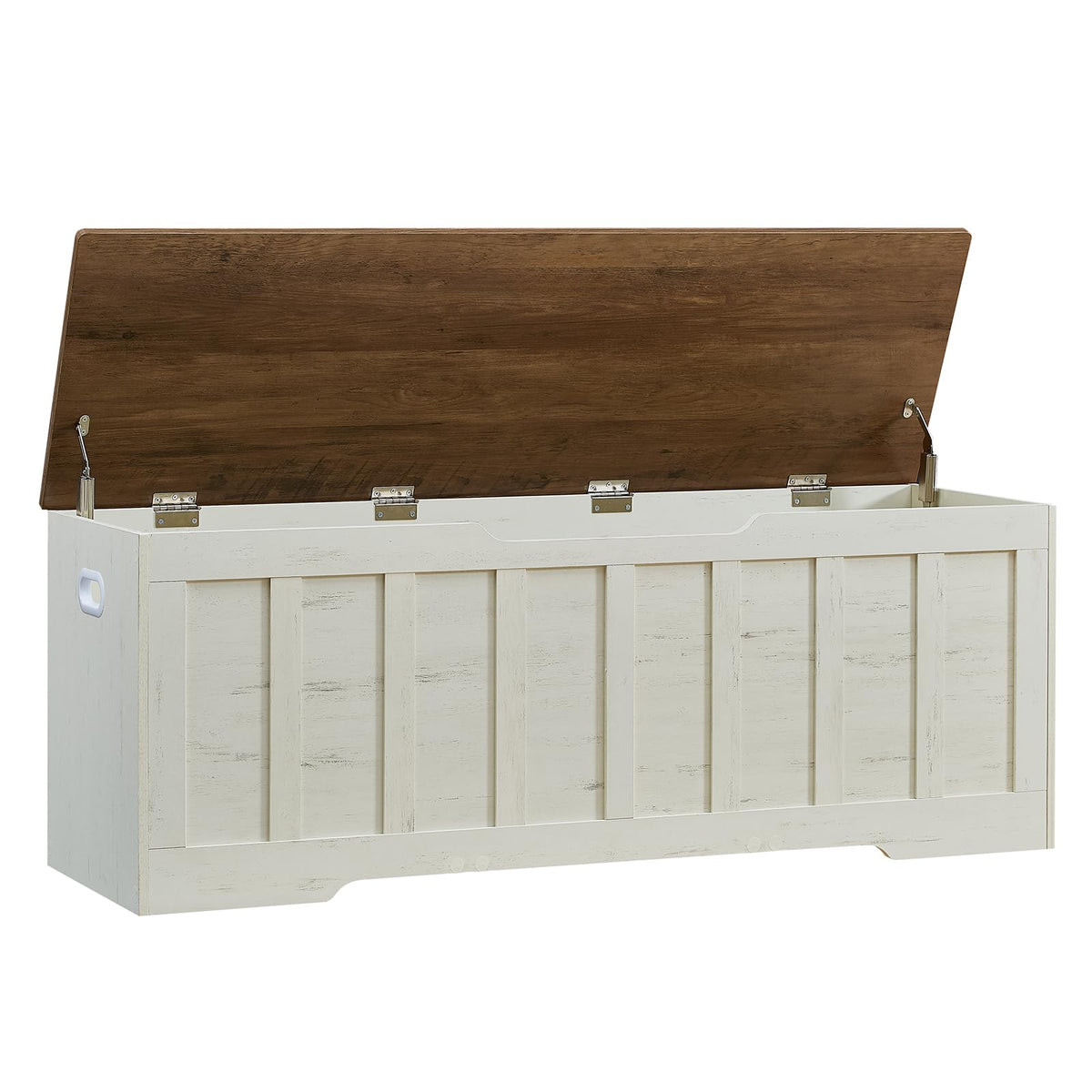 VANKILEY 51.2" Storage Chest Extra Large,Wooden Storage Bench(Espresso)