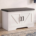 NEWBULIG Shoe Bench with Storage for Entryway, 39.4" Shoe Storage Bench
