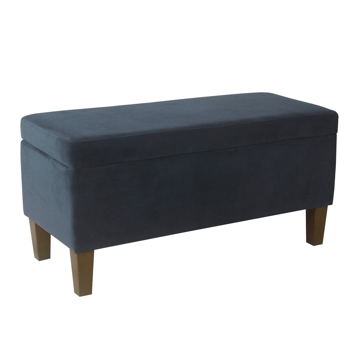 HomePop 36" Decorative Storage Bench - Antiqued Blue