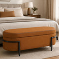 ModernMate 42.7" Storage Ottoman Bench, End of Bed Storage Chest Bench