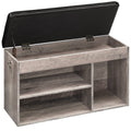 HOOBRO Shoe Storage Bench with Cushion, 32.3" Entryway Bench