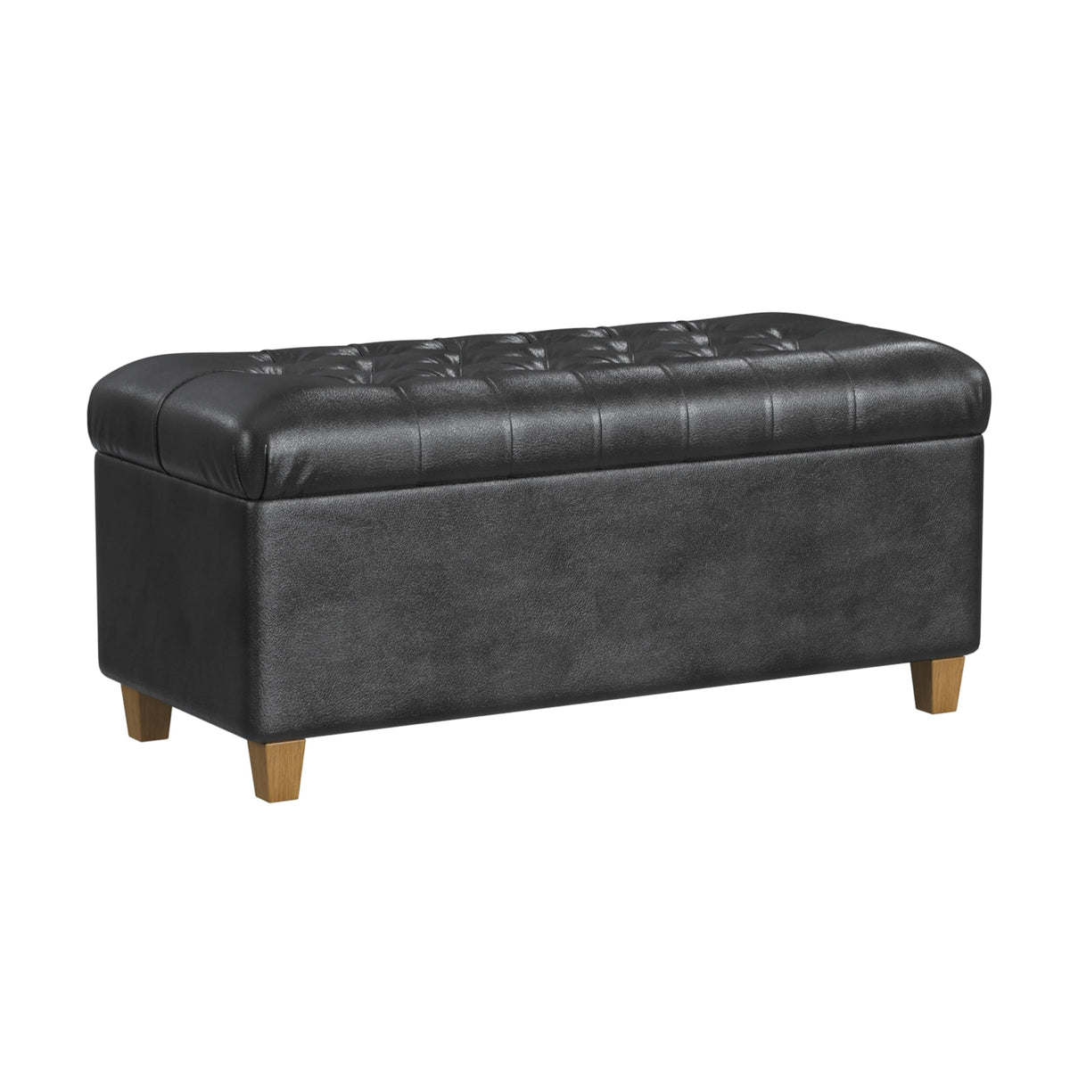 HomePop 36" Decorative Storage Bench - Antiqued Blue