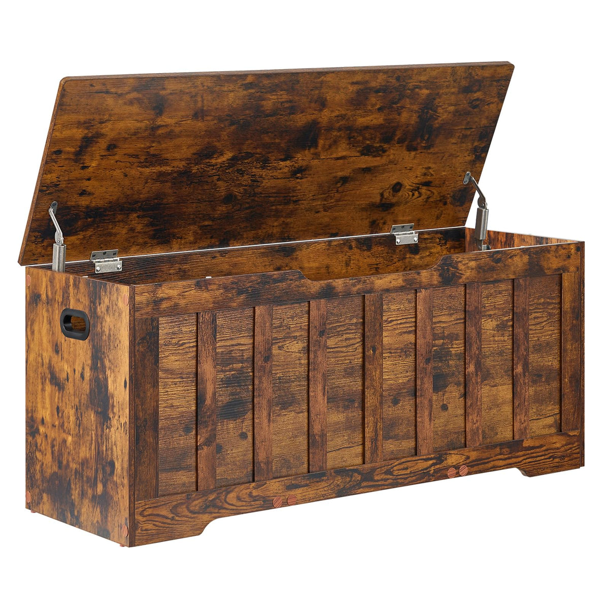 VANKILEY 47.2" Storage Chest Extra Large, Storage Bench(Black)