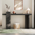 S.E.C.D 63" Modern Decorative Entryway Table, Long Wooden Accent Sofa Table