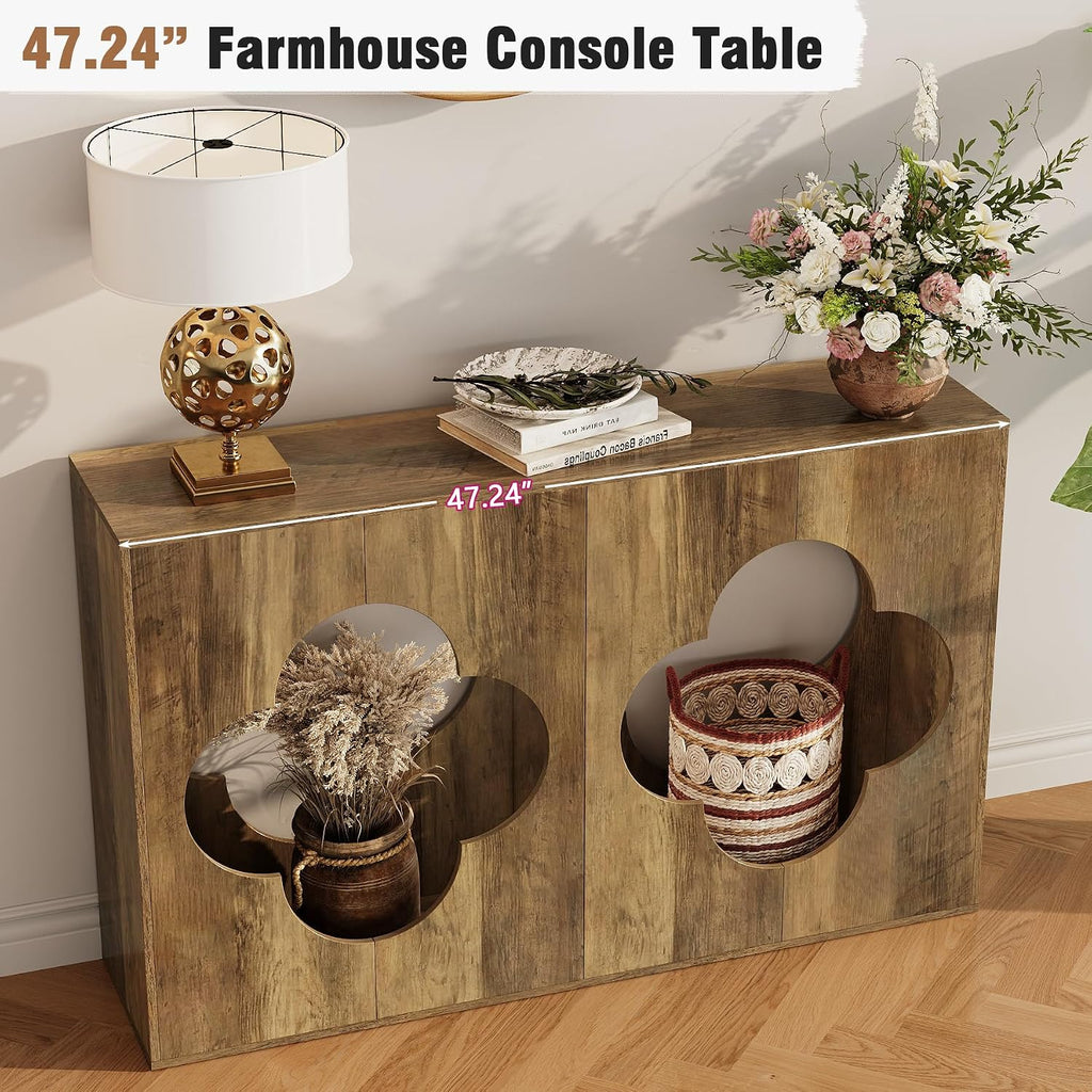 Tohomeor Arched Elegant Entryway Console Table
