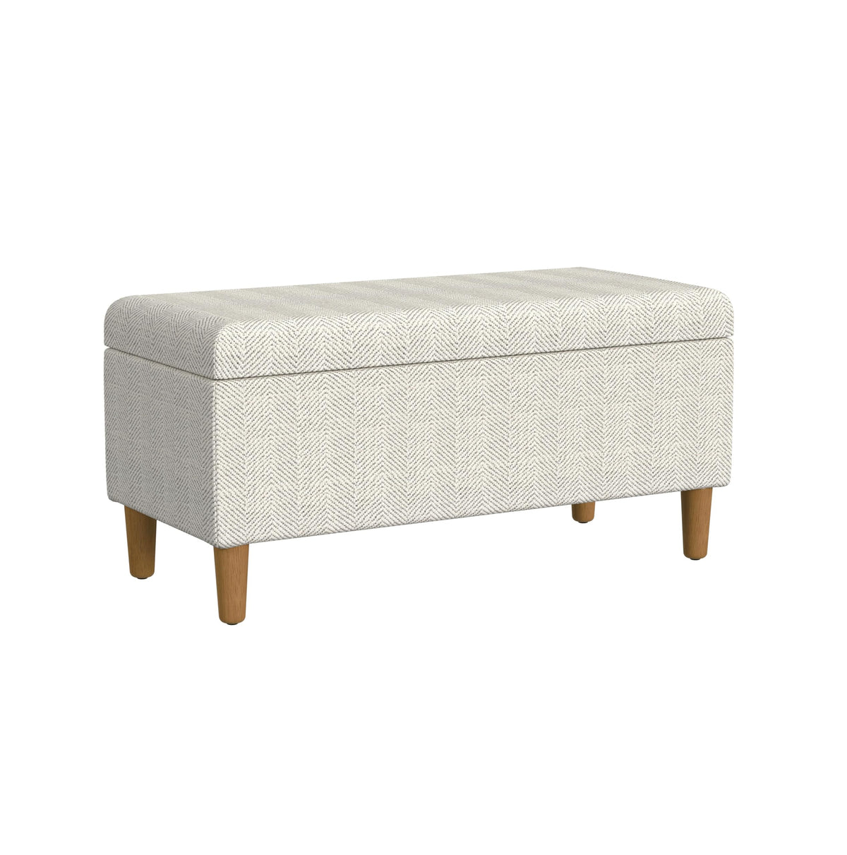 HomePop 36" Decorative Storage Bench - Antiqued Blue