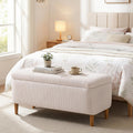 39.4" Ottoman with Storage Upholstered Storage Bench for Living Room