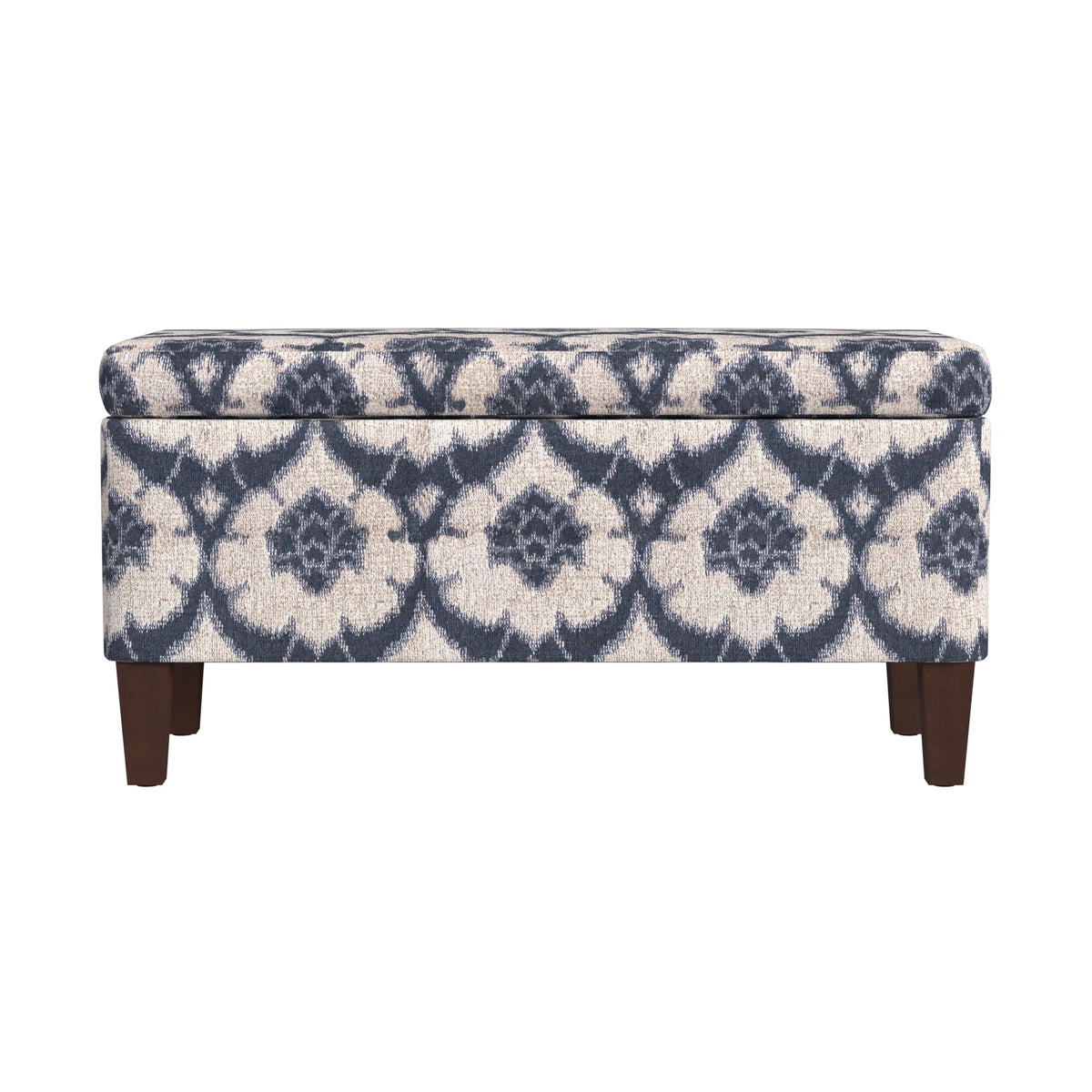 HomePop 36" Decorative Storage Bench - Antiqued Blue
