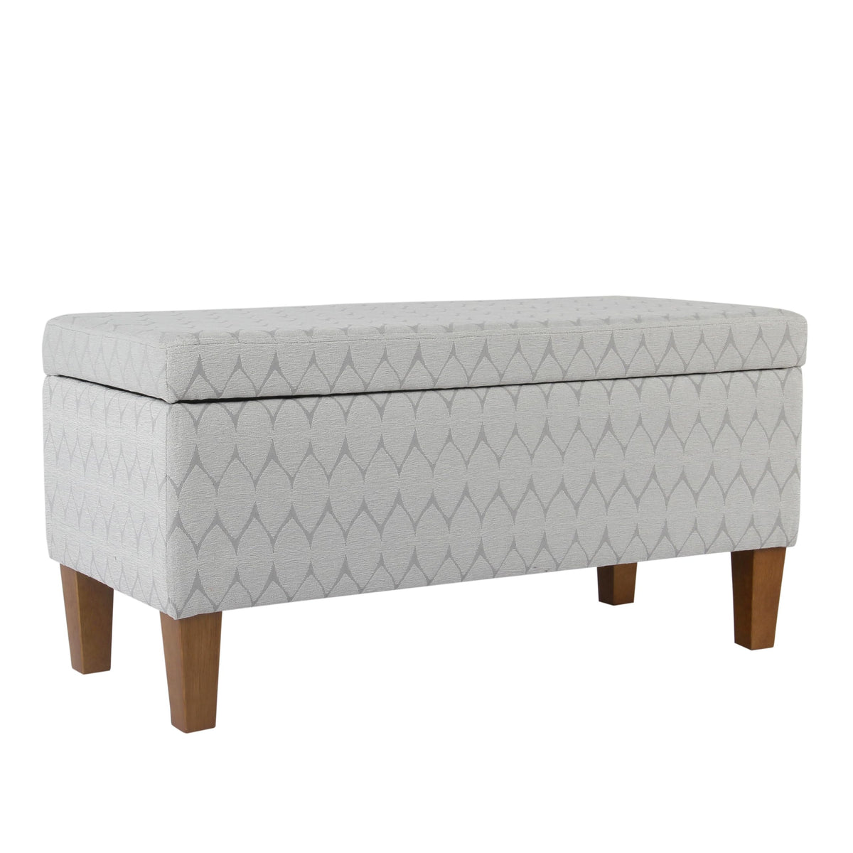 HomePop 36" Decorative Storage Bench - Antiqued Blue