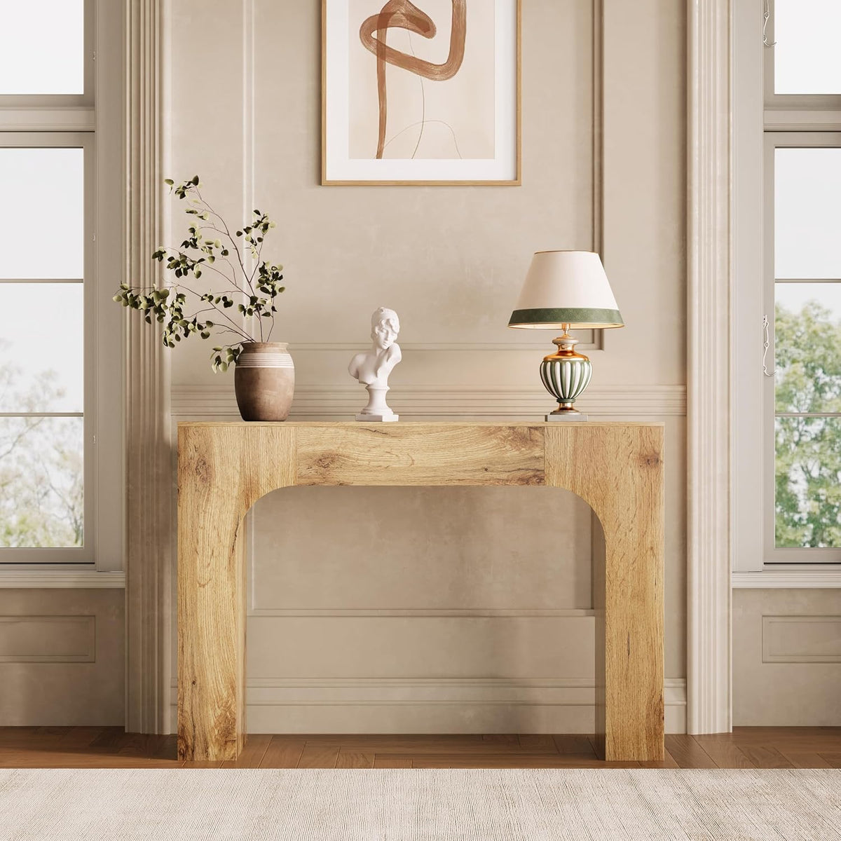 47" Long Console Table,Narrow Entryway Table, Wood Sofa Table Behind The Couch,TV Stand,Farmhouse Entry Way Tables for Entrance,Hallway,Foyer,Living Room