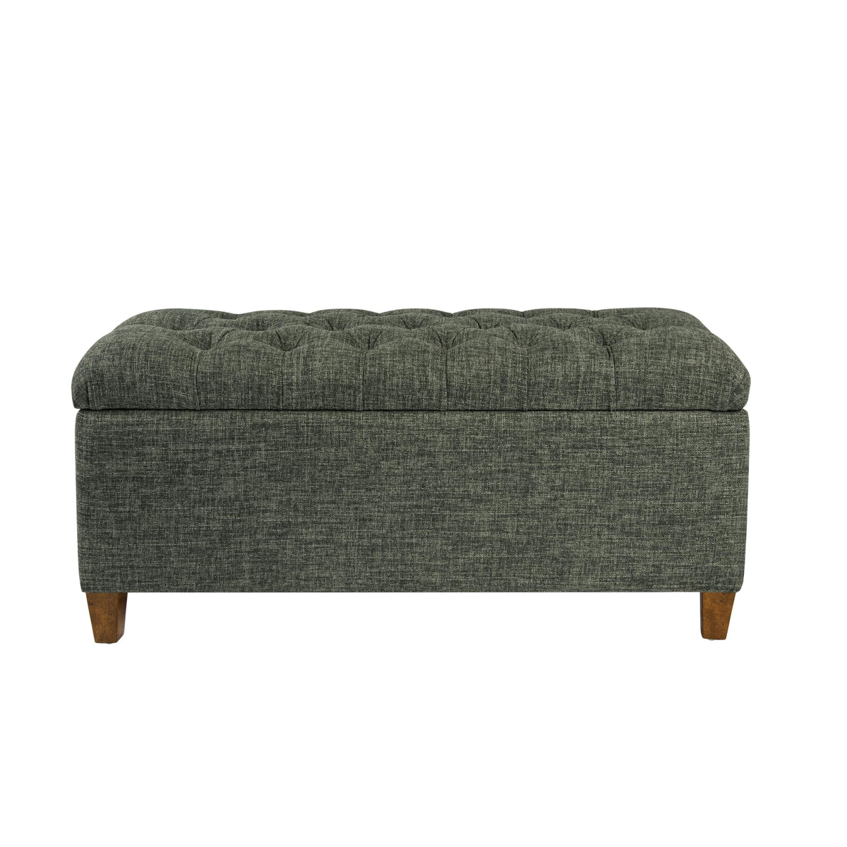 HomePop 36" Decorative Storage Bench - Antiqued Blue