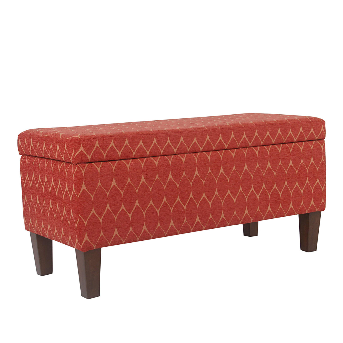 HomePop 36" Decorative Storage Bench - Antiqued Blue