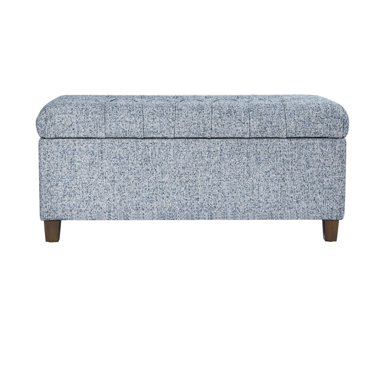 HomePop 36" Decorative Storage Bench - Antiqued Blue