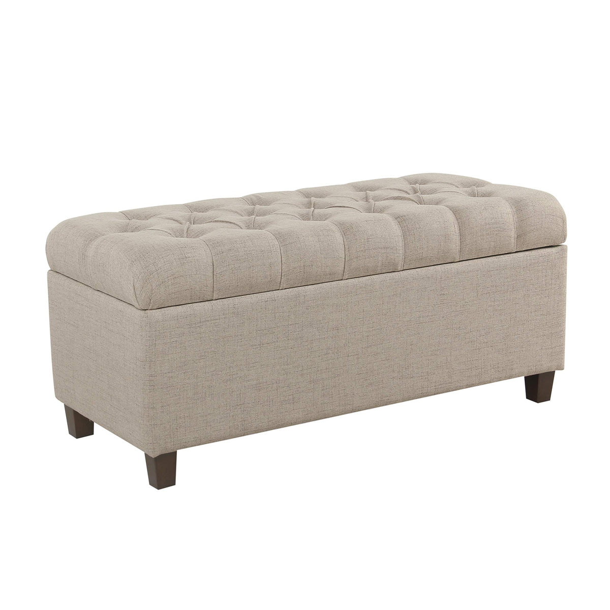HomePop 36" Decorative Storage Bench - Antiqued Blue