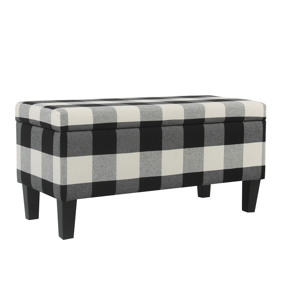 HomePop 36" Decorative Storage Bench - Antiqued Blue