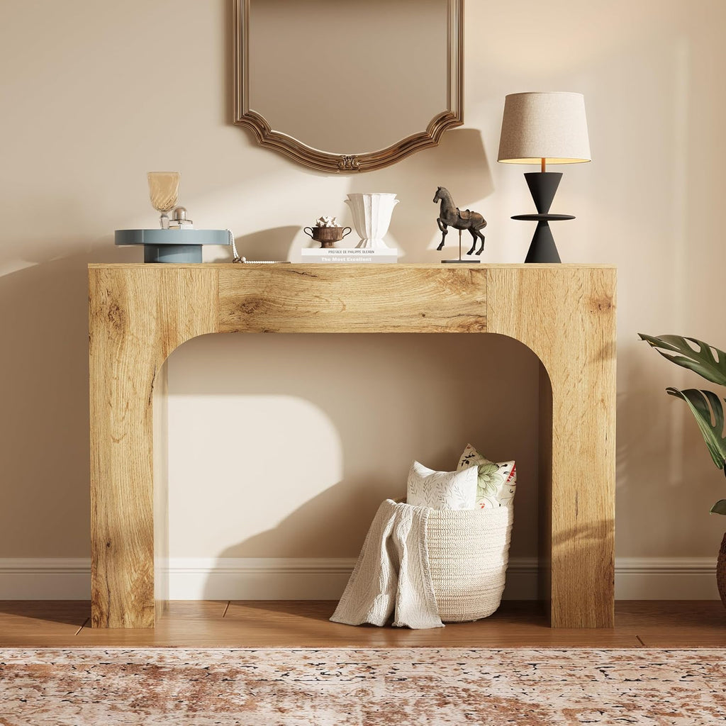 47" Long Console Table,Narrow Entryway Table, Wood Sofa Table Behind The Couch,TV Stand,Farmhouse Entry Way Tables for Entrance,Hallway,Foyer,Living Room
